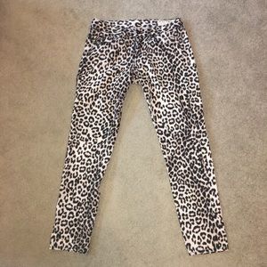 Rag & Bone Boyfriend Jean in Snow Leopard
